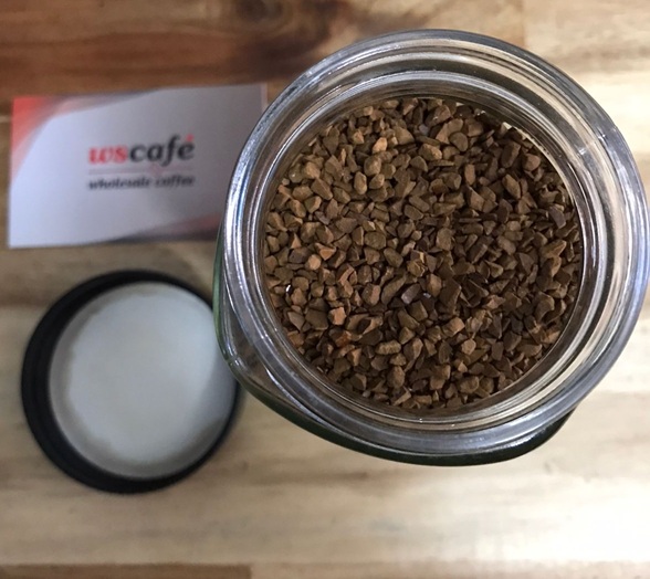 WSCAFE freeze-dried coffee in jar WSCAFE freeze-dried coffee
