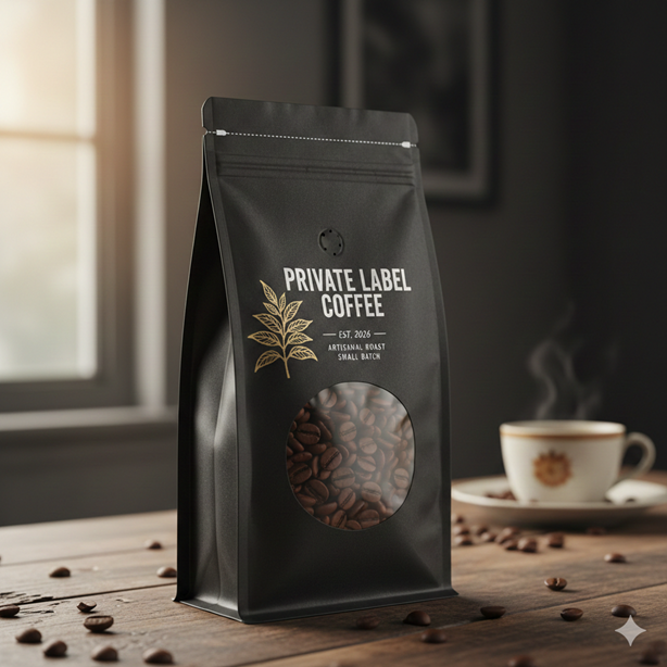 Private Label Coffee generated by Gemini Private Label Coffee generated by Gemini